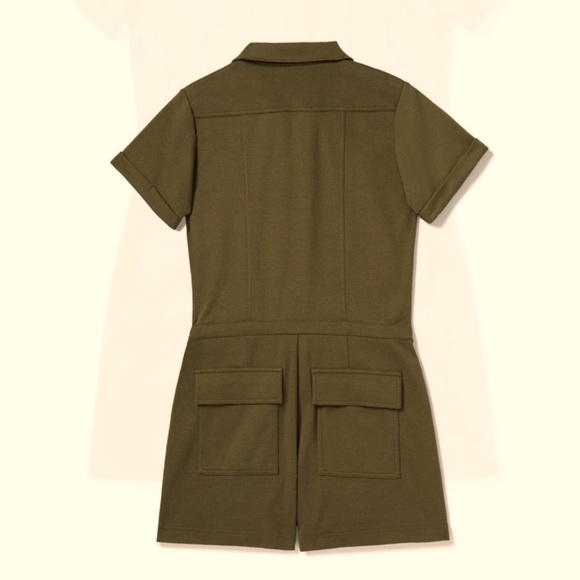 Cabi Squad Romper style #6592 size medium Olive green - Picture 2 of 10